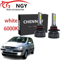 New หลอดไฟตัดหมอก 12V 6000K สีขาว สําหรับ HYUNDAI Getz 2002-2009 2 ชิ้น