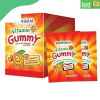 ไบโอฟาร์ม กัมมี่ ผสม วิตามินซี ขนาด 24 กรัม จำนวน 1 กล่อง บรรจุ 12 ซอง [Biopharm Gummy Vitamin C  24 grams, 1 box 12 sachets]