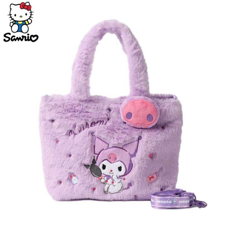 sanrio-tote-bag-hello-kitty-plush-bags-kuromi-backpack-cinnamoroll-messeng-kawaii-plushie-anime-shoulder-women-handbag-gift-girl