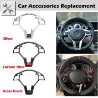 Car Steering Wheel Frame Cover Trim AMG Style for Mercedes-Benz A C E GLA CLA CLS Class W204 W212 W207 W117 C172 C218 2012-2014