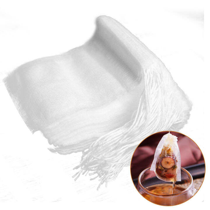 100pcs Empty Tea Bags With String Drawstring Tea Bags Lazada PH
