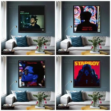 Zhaopeiling Album cover Poster The Weeknd Canvas Wall Art India