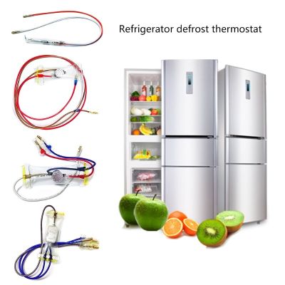 New product 76° AC 250V 10A Bimetal Refrigerator Temperature Sensor 40Cm Replacement Fridges Defrost Probe Parts