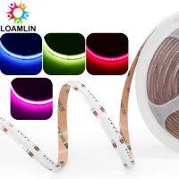 RGB FOB COB LED Strip Light 672LED/m High Density RA90 Soft Flex Dimmable Led Tape Indoor Room KTV Decoration DC24V