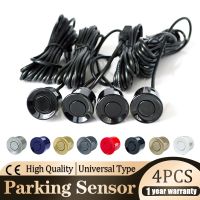 Parking Sensor 4 Pieces Sensors 22mm Black Red Blue Gold Grey Silver Champagne Gold / White Color Car Reverse Probe Alarm Systems  Accessories