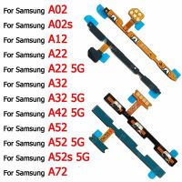 ใหม่สวิทช์ปุ่มด้านข้างปริมาณสำหรับ S amsung g alaxy A02s A12 A22 A32 A42 A72 5กรัมใบ้เปิดปิดเดิม F LEX สายเคเบิ้ล