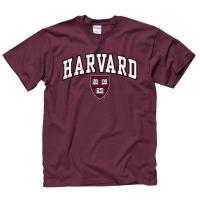 【s-5xl】ผ้าฝ้าย 100%[100% Cotton] Wanyg เสื้อยืดลําลอง แขนสั้น พิมพ์ลายโลโก้ Harvard Crimson Arch And Logo Gameday สไตล์คลาสสิก เหมาะกับการเ