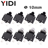 5pcs 10pcs MR1 Circuit Breaker Thermal Current Overload Protector 3A 4A 5A 6A 8A 10A 15A 20A สวิตช์ปุ่มกดกันน้ำ-Cailine