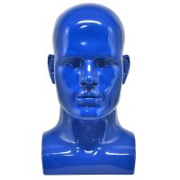 Male Mannequin Head Professional Manikin Head for Display Wigs Hats Headphone Mask