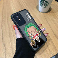 GGK เคสสำหรับ Vivo Y02A เด็กผู้ชาย,เคสป้องกันกล้องคลุมทั้งหมดเคสใส่โทรศัพท์แข็งลายการ์ตูนอะนิเมะหนึ่ง Zoro