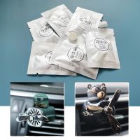 【DT】  hot6pcs/lot Solid Car Perfume Supplement  Car Air Freshener Refill Air Vent Scent Aroma Tablets Car Fragrance Replacement Tablet