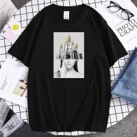 T-Shirts Castle Beautiful Print T-Shirt Male Crewneck Harajuku Men Shirts Casual Comfortable Clothing Fashion Short Sleeve S-4XL-5XL-6XL