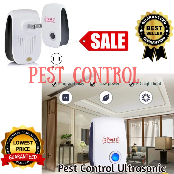Best Sales Electric Ultrasonic Mouse Repeller Insect Cockroach Trap Pest  Control Device | Electric Wall Plug