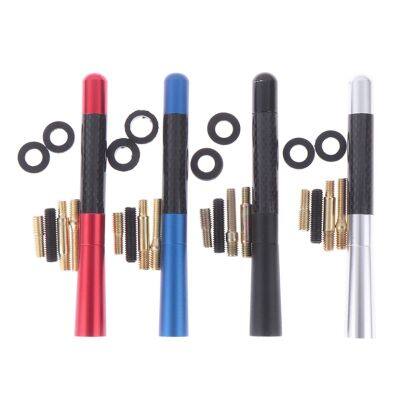 【cw】 Car Short Radio Antenna Aluminum Alloy Small Roof AM/FM Mast Dropshipping ！