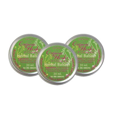 Organic Herbs Chiangrai Herbal Balsam ขี้ผึ้งสมุนไพร ออร์แกนิค แพ็ค 3 ชิ้น (20ml x 3)