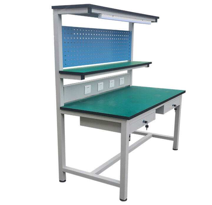 Anti-static workbench with hanging plate assembly console workshop ...