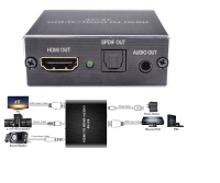 HDMI Audio EXTRACTOR สเตอริโอ EXTRACTOR Converter HDMI TO HDMI Optical TOSLINK SPDIF + 3.5 มม.HDMI Audio Splitter ADAPTER