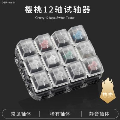 ✉Teclado Mecânico Tester Keycaps Translúcidos Kailh SWITCH Preto Vermelho Marrom Azul 4 6 8 9 Chaves