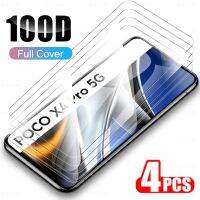 4PCS Screen Protective Glass For Xiaomi Poco X4 Pro NFC Safety Explosion-proof Glass Pocco Little X 4 4X X4Pro M4 Pro M4Pro Film