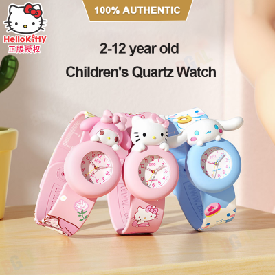 ของแท้ 100% นาฬิกา Hello Kitty นาฬิกาควอตซ์ นาฬิกากันน้ำของเด็กผู้หญิง นาฬิกาแบรนด์แท้ป้องกันรอยขีดข่วน นาฬิกาผู้หญิง Kids Watch นาฬิกาคิตตี้307