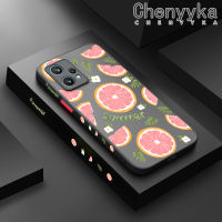 เคส Chenyyka สำหรับ Realme 9 Pro Plus Narzo 50 Pro 5G V25 5G Q5 5G เคสลายการ์ตูนส้มฤดูร้อนบางกันกระแทกเคสโทรศัพท์ขอบสี่เหลี่ยมซิลิโคนนิ่มบางๆเคสป้องกันเลนส์กล้องคลุมทั้งหมด