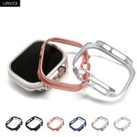 URVOI Cover for Apple Watch Ultra case 49mm protector for iWatch plastic hard PC bumper anti shock scratch metal colors frame