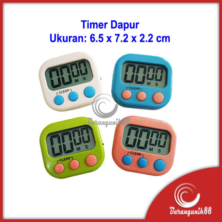 Timer Dapur Kitchen Timer Stopwatch Ada Suara Nyaring Lazada