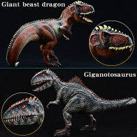 ใหม่ Jurassic Dinossaur รุ่น Pyroraptor Giganotosaurus Action Figures PVC เปิดปากสัตว์ตกแต่งของเล่นเด็ก Gift