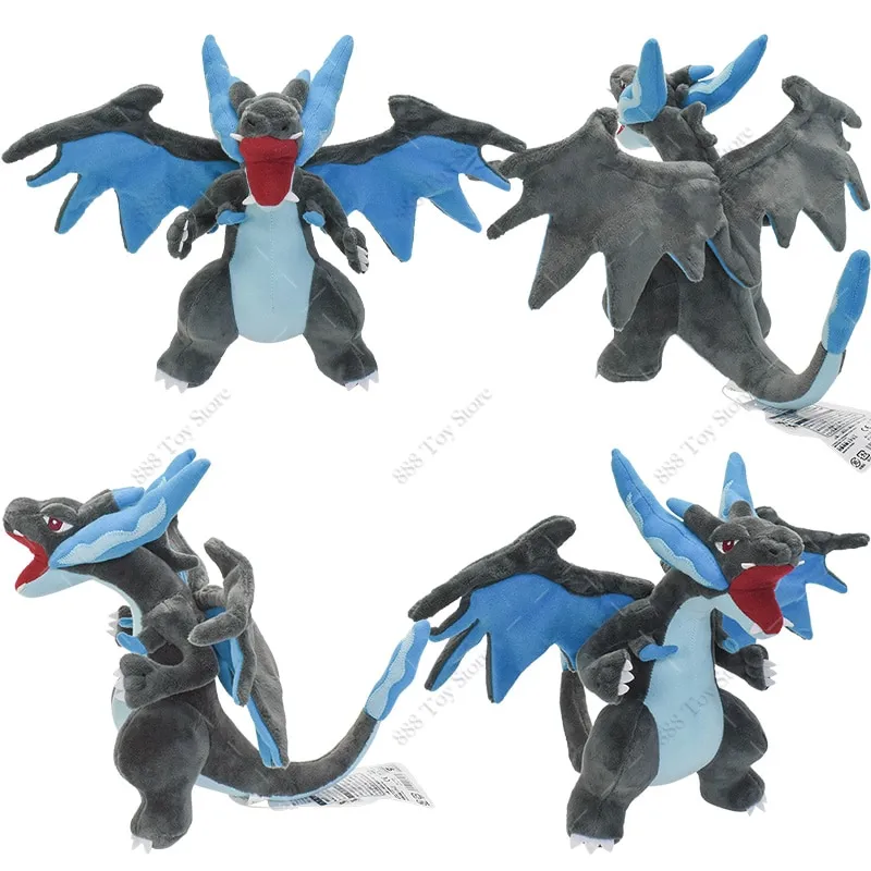 Pokemon Shiny Peluche Kawaii Charizard X & Y Solgaleo Ho-Oh Lycanroc  Marshadow Plush Toy Anime