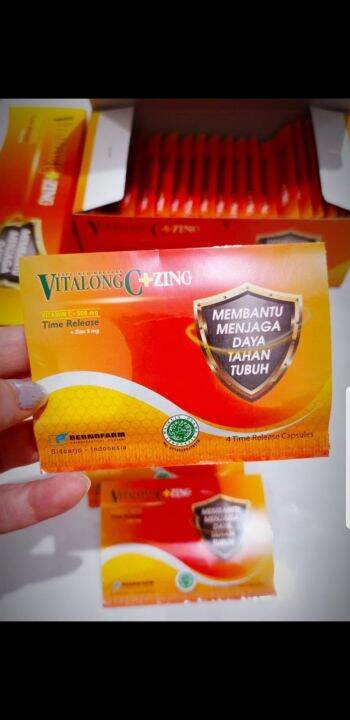 Vitalong C Plus Zinc Strip Kapsul Lazada Indonesia