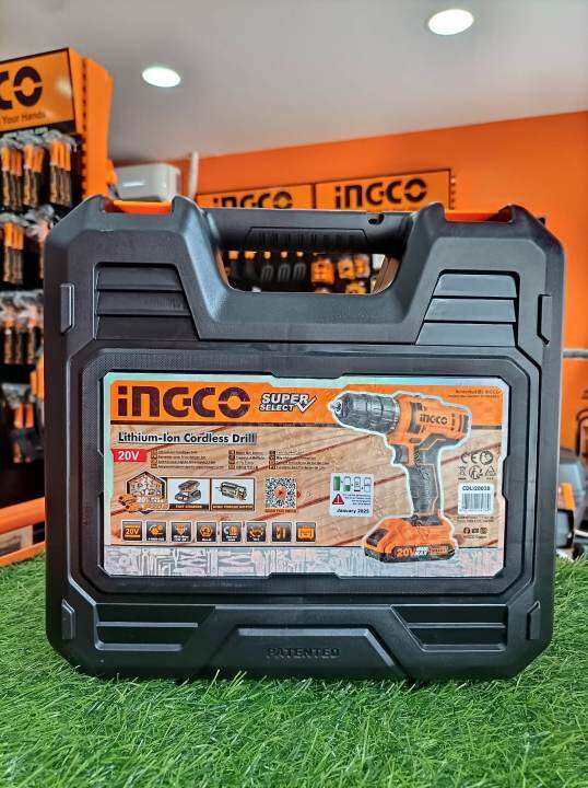 INGCO LI-ION CORDLESS DRILL (CDLI20028) BL-PT | Lazada PH