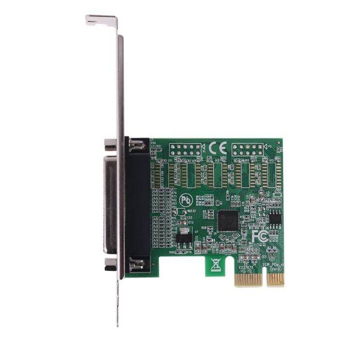 Parallel Port DB25 25Pin PCIE Riser Card LPT Printer to PCI-E Express ...