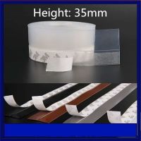 Self-Adhesive Silicone Strip Sound Insulation Strip Door Window Seal Door Bottom Windproof Rubber Transparent Dust-Proof Tape