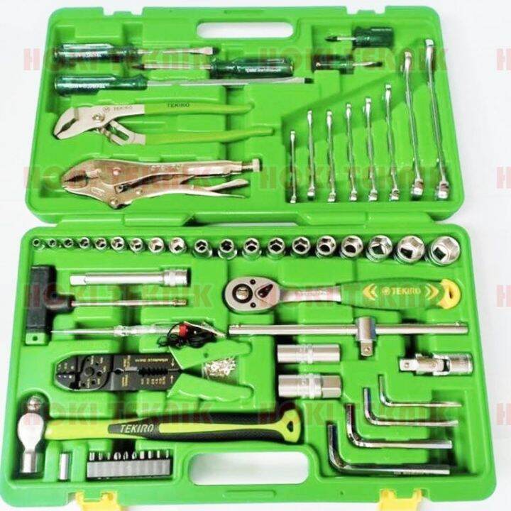 Mechanic Tool Set 100 PCS Mekanik TOOL KIT SET Box Plastik Lazada