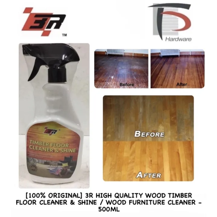 [100 ORIGINAL] 3R HIGH QUALITY WOOD TIMBER FLOOR CLEANER & SHINE