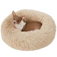 【JCHEN pet supplie】ที่นอนสุนัขเสื่อแมวตุ๊กตาที่นอนสุนัขนุ่มพิเศษ,สำหรับลาบราดอร์เตียงสุนัขขนาดใหญ่หมอนอิงทรงกลมเบาะนอนน้องแมวอุปกรณ์สำหรับสัตว์เลี้ยง