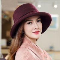 HOT★2022 Autumn and Winter Women High Quality Wool Bucket Hats Lady Fashion Warm Wide Brim Felt Fisherman Hat