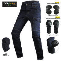 Cordura Motorcycle Pant Men Moto Stretch Jeans Protective Gear Riding Touring Motorbike Trousers Motocross Pants Men