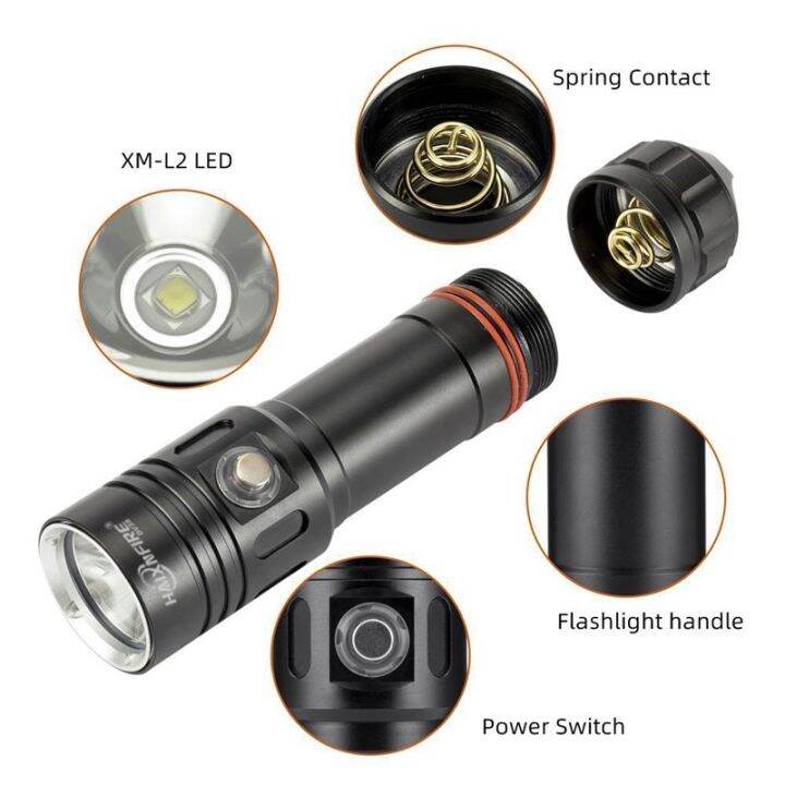 haixnfire-dv38-super-bright-diving-flashlight-l2-led-ipx8-highest-waterproof-rating-200m-professional-diving-light