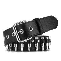 เข็มขัดหมุดย้ำผู้ชายพังค์แฟชั่น Bullet Belt New Mens Ladies Clothing Personality Belt HOT ●8/27┇■∋