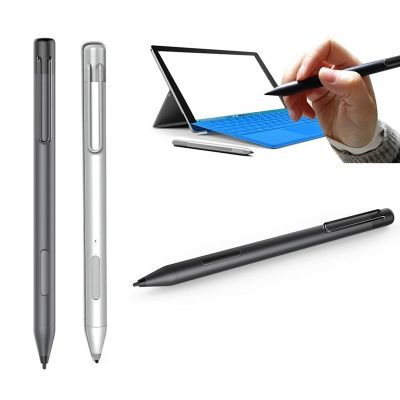For Microsoft Surface Go Pro7/6/5/4/3 Electronic Pen 4096 Levels of Pressure with Tip Extractor+Tip -Silver