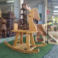 เก้าอี้โยกไม้สัก เก้าอี้กวางโยก  ขนาด กว้าง41xลึก30xสูง31 นิ้ว teak rocking chair กันปลวกกันแมลงกัดกิน  ทนแดดทนฝน กันน้ำได้ดี เคลื่อนย้ายสะดวก