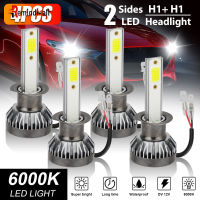 RM【ready สหรัฐอเมริกา Stock 】4Pcs F2 H1 Led ไฟหน้าหลอดไฟ High Beam 19200lm 6000K Bright White Ip68กันน้ำ1[สินค้าคงคลัง]