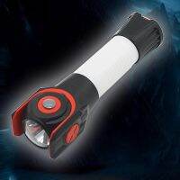 Camping Light Rechargeable Abs Waterproof Flashlight Floodlighting Glare Flashlight Rotating Multi-Purpose