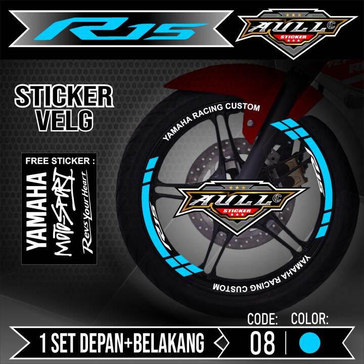 Cod Cutting Sticker Velg R Stiker Lis List Aksesoris Cutting Velg