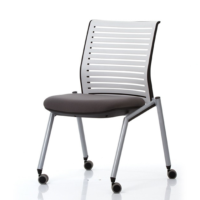 modernform-เก้าอี้อเนกประสงค์-เก้าอี้ประชุม-เก้าอี้สัมมนา-รุ่น-tec-03-พนักพิงกลาง-สีเทา
