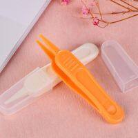 Baby Nasal Tweezer Baby Nose Cleaning Tweezer Round Head Baby Nose Booger Picker Ear Cleaner Clip Tool Ear Wax Remover for Baby