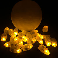 50pcslot Warm White LED Balloon Lights for Paper Lantern Balloon Christmas Party Decoration natale Yellow Lights Free Shipping