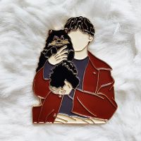 V Kim Taehyung amp; Yeontan Metal Brooch Enamel Pins Accessories Badge Jewelry