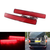 ANGRONG 2X LED Rear Bumper Reflector Tail Brake Light Red Lens T5 For VW Transporter T5 2003-2011